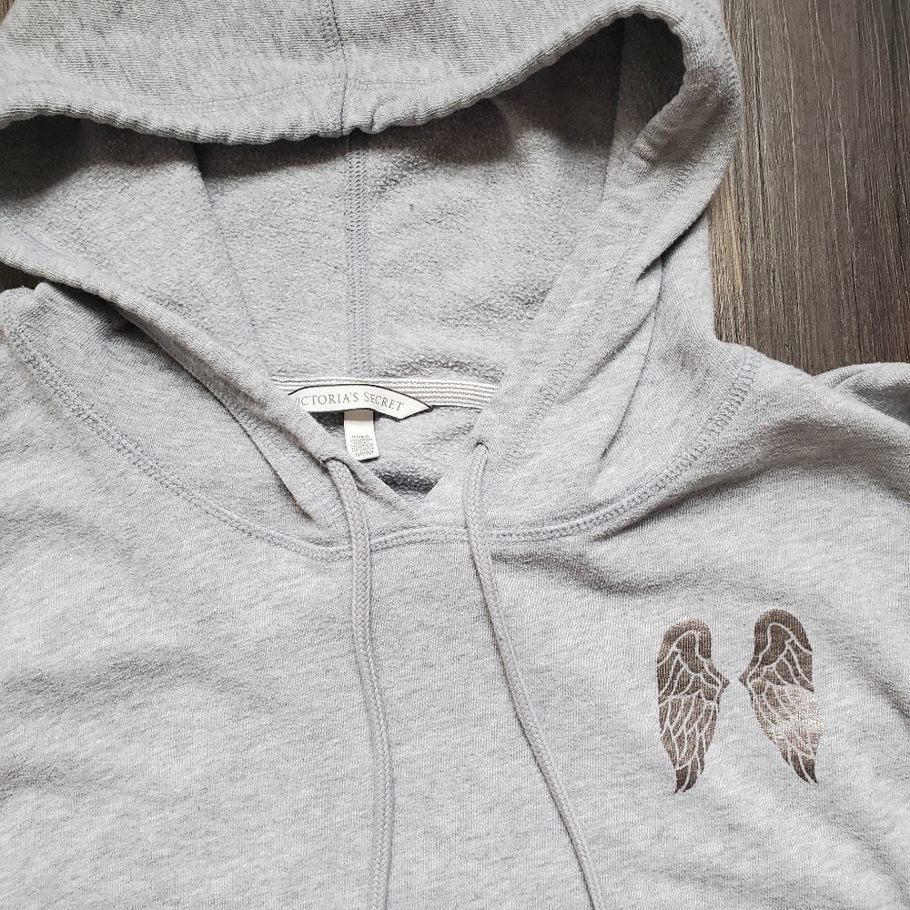 Victorias Secret Shirittail Hoodie - Picture 4 of 6